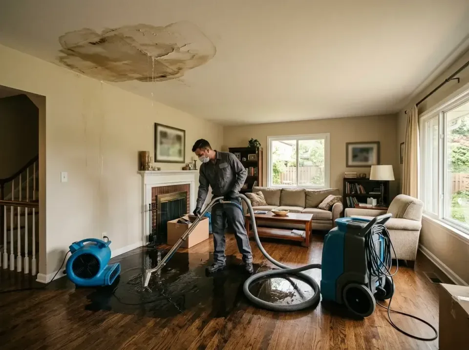 attic-pipe-burst-ceiling-drip-008 — frequently asked questions, Water Damage Restoration & Carpet Care in Gifford, FL